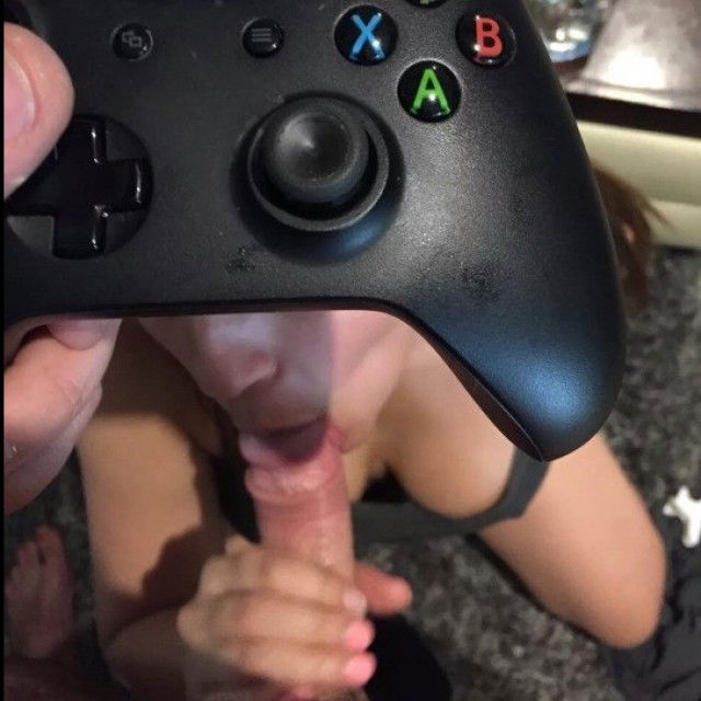 Horny gamer girl