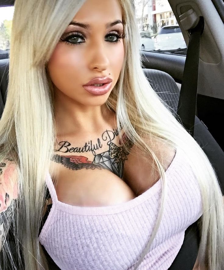 Watch the Photo by bimbofornication with the username @bimbofornication, who is a verified user, posted on April 8, 2019. The post is about the topic Bimbo. and the text says 'Julia Nicole Newby / Julia Nicole Wolfe #blonde #bimbo #tattooes #tattoed #faketits #fakeboons #implants'