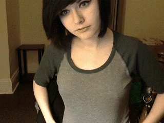 Video by Bringthecuteteens with the username @Brinthecuteteens,  May 28, 2019 at 1:59 AM and the text says 'Cute little gamer emo girl.😘

Check out my profile. Email me. Follow me😉💚😉💙

#smallboobs #emo #gamer #cute #teen'