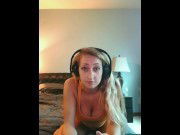 Link by Trishbunny with the username @Trishbunny, who is a star user,  July 12, 2019 at 12:23 AM. The post is about the topic Amateurs and the text says 'New gamer girl video up tonight 😉 
Check it out'