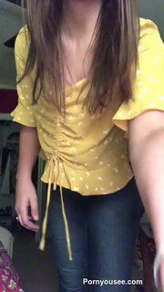 Video by Hot Girls Only with the username @sparkynicm, who is a verified user,  September 6, 2019 at 4:00 PM. The post is about the topic Bouncing Boob Drop and the text says '#boobdrop, #smalltits, #reveal, #nicetits'