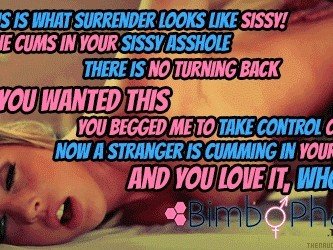 Link by captionedporn with the username @captionedporn,  February 1, 2020 at 12:51 PM and the text says '#sissy #sissification #feminization #anal #cock #cum #bbc #blowjob #suckcock #chastity #chaste #porn #captions #porncaptions #cockcage #femdom #boobs #tits #breastmilk #bdsm #trans #tranny #transgender #ts #tg #shemale #cd #femboy #tgirl #gay #bi..'