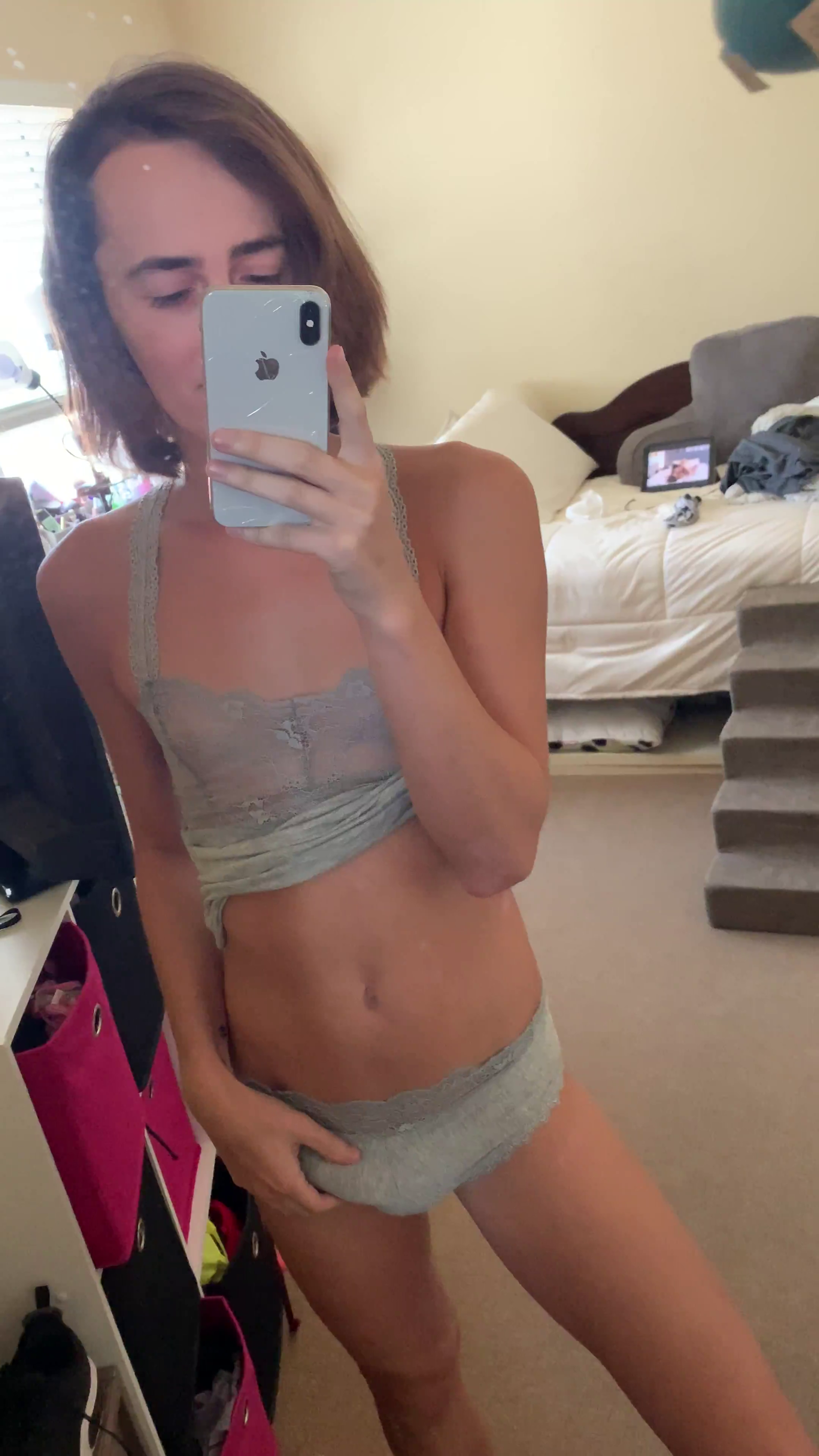 Video by Aimee with the username @AimeeTison,  May 8, 2020 at 5:14 PM. The post is about the topic Aimee's Archive and the text says 'Taylor Weaver #TaylorWeaver #hotasfuck #perfectboobs #panties #bra #cuteclitty 
https://gfycat.com/handmadeclutteredhoneyeater'