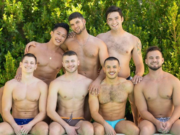 Link by queerfever with the username @queerfever, who is a brand user,  March 11, 2022 at 9:37 AM. The post is about the topic Sean Cody and the text says 'Palm Springs Getaway Finale: A bareback fuckfest'