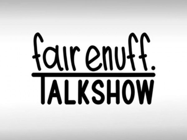 Link by RuanWillow with the username @RuanWillow, who is a verified user,  April 19, 2022 at 11:57 AM and the text says 'Fair Enuff Talk Show… check out my podcast interview with the four guys of Fair Enuff… we talk a lot about sex, porn, sexual positions, sex acts, BDSM, erotica, partners, sexual health, SEX SEX SEX!!! We had a fun chat!!! #spotifypodcasts #podcast'
