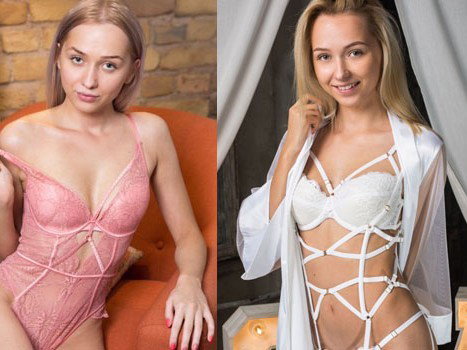 Link by socialmediapornstars with the username @socialmediapornstars,  July 23, 2022 at 8:51 PM and the text says '#Blonde, all-natural, tight, #petite and a total #cutie? That's the pornstar Bernie Svintis from #Latvia for ya in a nuttshell. Not only that, she's also quite the #naughty type, to say the least! 

Go follow this rising porn starlet on all her..'