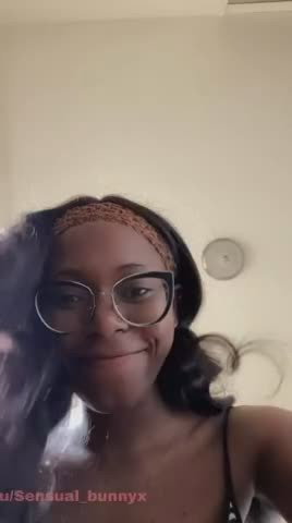 Video by BootyOnline with the username @BootyOnline,  August 20, 2022 at 1:04 AM. The post is about the topic Ebony Pussy Network and the text says '#ebonybabe #pussy #spread #glasses'
