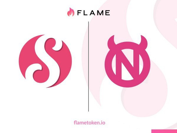 Link by Flame Token with the username @FlameToken, who is a brand user,  October 11, 2022 at 5:44 PM. The post is about the topic FlameToken and the text says 'Announcement:

Flame has acquired all assets of the Nafty ecosystem, one of the most recognized Web3 projects for adult content creators, for an undisclosed sum. Flame Technologies and the Nafty team will together pursue their common vision of bringing..'