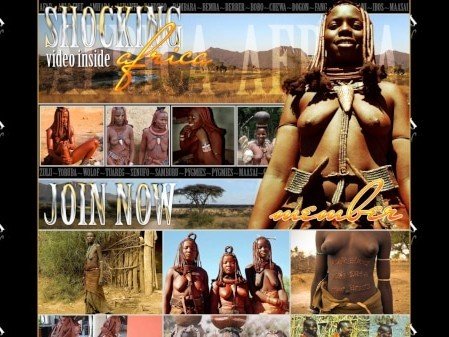Link by paysitesreviews with the username @paysitesreviews, who is a brand user,  May 10, 2023 at 4:14 AM and the text says 'New Review! Shocking Africa is a #paysite which will take you to the heart of the black continent. With their photos and videos you will visit many of #African tribes and watch their #ebony #beauties in fully #nude. Read the whole review -'