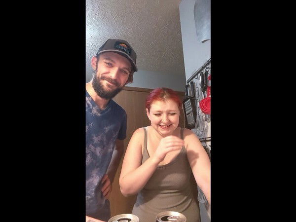 Link by SpicedEnterprise with the username @spicesophia, who is a star user,  September 13, 2023 at 2:57 AM. The post is about the topic Rumble and the text says 'The Finnish Long Drink Taste Test #VertVids #vlog #couple #homemade #tastetest #alcohol'