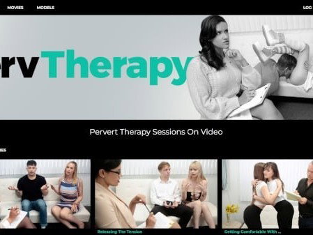 Link by paysitesreviews with the username @paysitesreviews, who is a brand user,  February 20, 2024 at 7:24 AM and the text says 'Love Sucks Sale! Perv Therapy is all about #sextherapist sessions. You can look forward to various combinations of #stepfamily members who arrive in the #therapist office and end with hot #threesome sex. Access it for 9.95/month. Go via our review -'