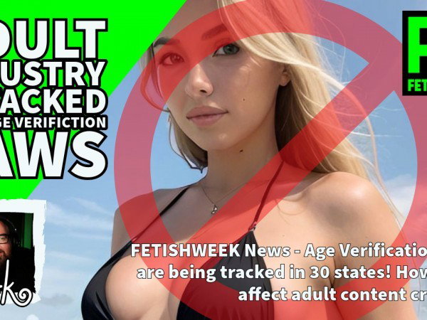 Discover the Link by Dirk Hooper with the username @DirkHooper, who is a verified user, posted on February 27, 2024 and the text says 'FETISHWEEK: Adult Industry Under Attack from Age Verification Laws | Dirk Hooper Kink Artist | Fetish Femdom Comic Art | BDSM Illustrations'