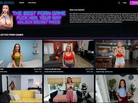Link by paysitesreviews with the username @paysitesreviews, who is a brand user,  March 15, 2024 at 4:12 AM and the text says 'New Review! Sex Selector is paysite full of #porngames featuring hottest #pornstars. Their #interactive stories will lead you through several decisions which will build your own sexual experience. Playing this adult game is really simple. Read review -'