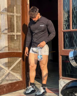 Link by shivam4g with the username @shivam4g, who is a verified user,  August 1, 2024 at 3:30 AM. The post is about the topic male thighs and the text says ''