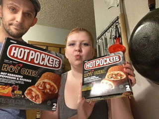 Link by SpicedEnterprise with the username @spicesophia, who is a star user,  November 22, 2024 at 5:51 PM. The post is about the topic SFW Content and the text says 'Hot Ones x Hot Pockets Taste Test: Pepperoni/Sausage & Cheesesteak -   

#SpiceVlogs #TasteTest #FoodReview'