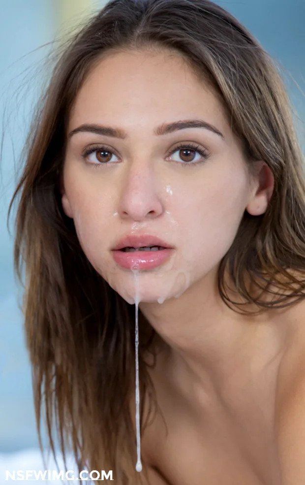 Photo by Cum and Gals with the username @Cum-and-Gals,  January 31, 2022 at 1:27 AM. The post is about the topic Cum Sluts and the text says '#facial #brunette #eyecontact #drooling'