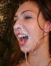 Photo by Cum and Gals with the username @Cum-and-Gals,  November 24, 2022 at 9:51 AM. The post is about the topic Cum Sluts and the text says '#facial #cumshot #brunette'