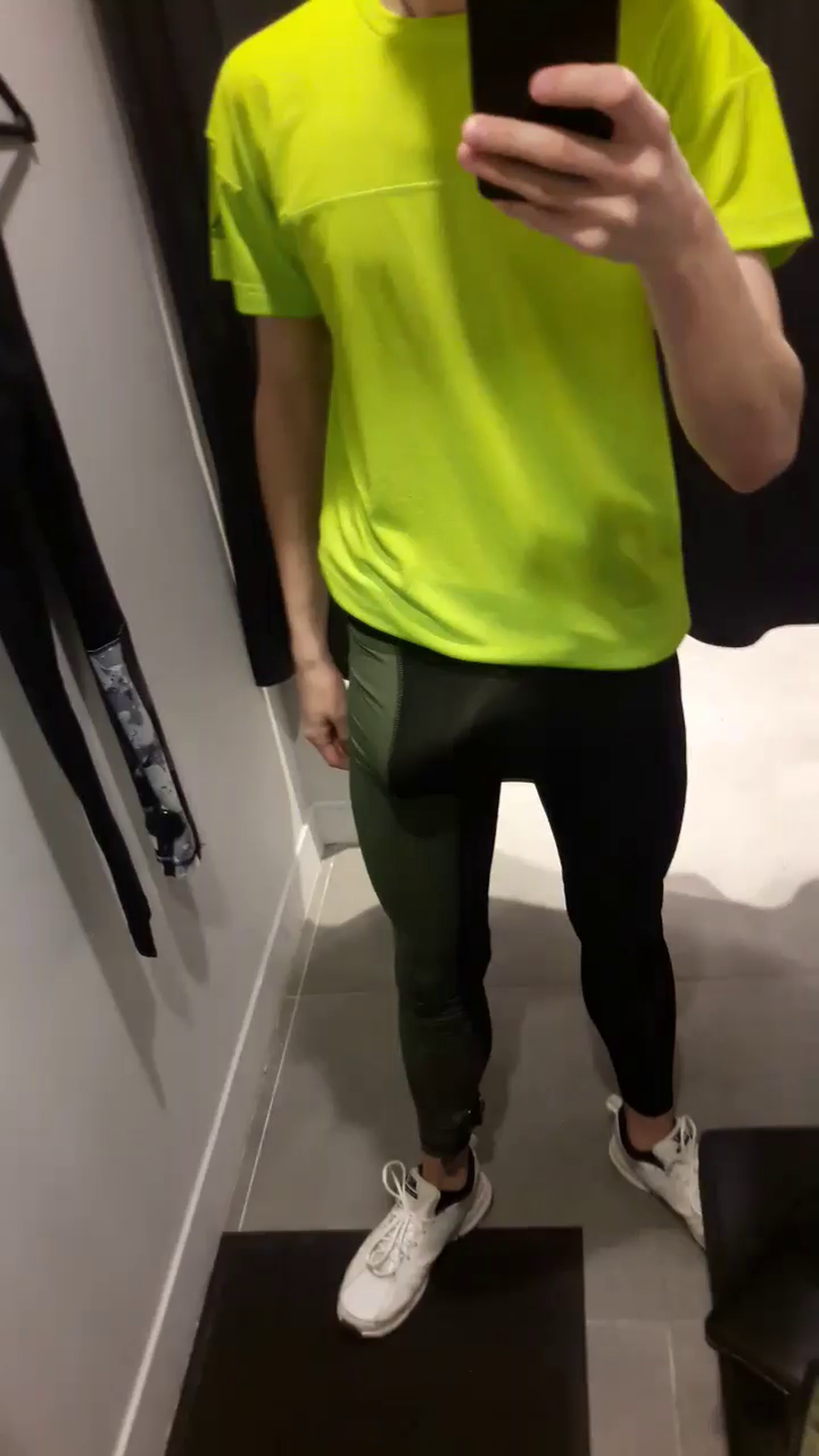 Video by supaflexboi with the username @supaflexboi, who is a verified user,  February 15, 2019 at 3:18 PM and the text says 'Changing rooms are meant to be cum tagged'