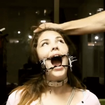 Video by Dominance by Design with the username @DxD,  March 1, 2019 at 1:26 AM and the text says 'I thought having a slave at the dinner table could be fun. Let's see the crazy things our guests will do to her. She's bound and gagged, of course. Talking or eating is not really on the agenda for  her tonight.

DxD'
