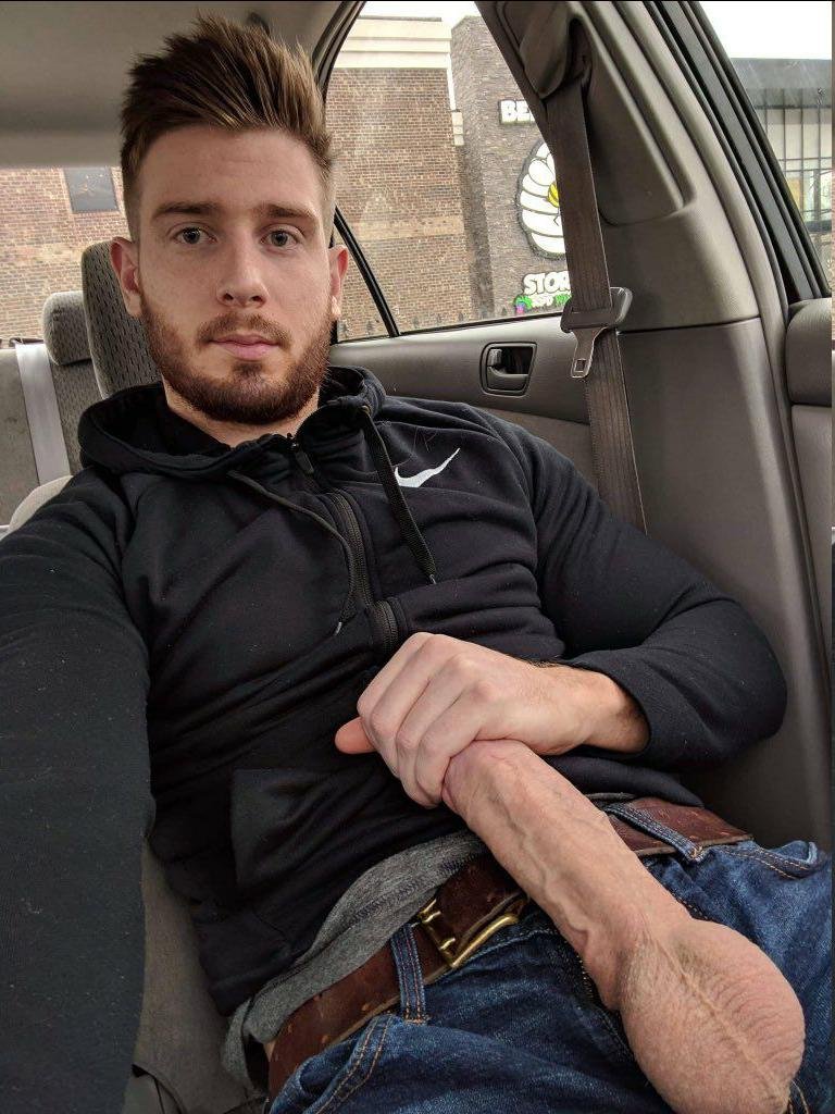 Photo by skypavel with the username @skypavel, who is a verified user,  October 8, 2019 at 10:35 AM and the text says '#guy #hugedick #bigdick #cock #gay'