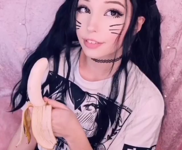 Video by fapboy with the username @fapboy,  March 22, 2019 at 4:04 PM and the text says 'Belle_Delphine_Banana.mp4'