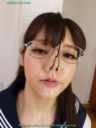 Photo by Cum and Gals with the username @Cum-and-Gals,  November 8, 2022 at 11:06 AM. The post is about the topic Cum Sluts and the text says '#facial #cumshot #glasses #brunette #nonnude #bdsm #eyecontact'