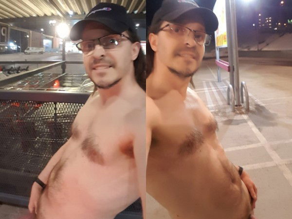 Link by Christofer Döss with the username @ChristoferDoss, who is a verified user,  March 27, 2019 at 8:28 AM. The post is about the topic gaynakedstreet and the text says 'My Christofer Döss Sex Exhib public roadtrip #CumVideo... At a store parking lot, under a streetlamp and at a bus stop... I also drove with all indoor lights on to really show me to other car drivers and pedestrians on the outside. 💦💦💦💦💦💦..'