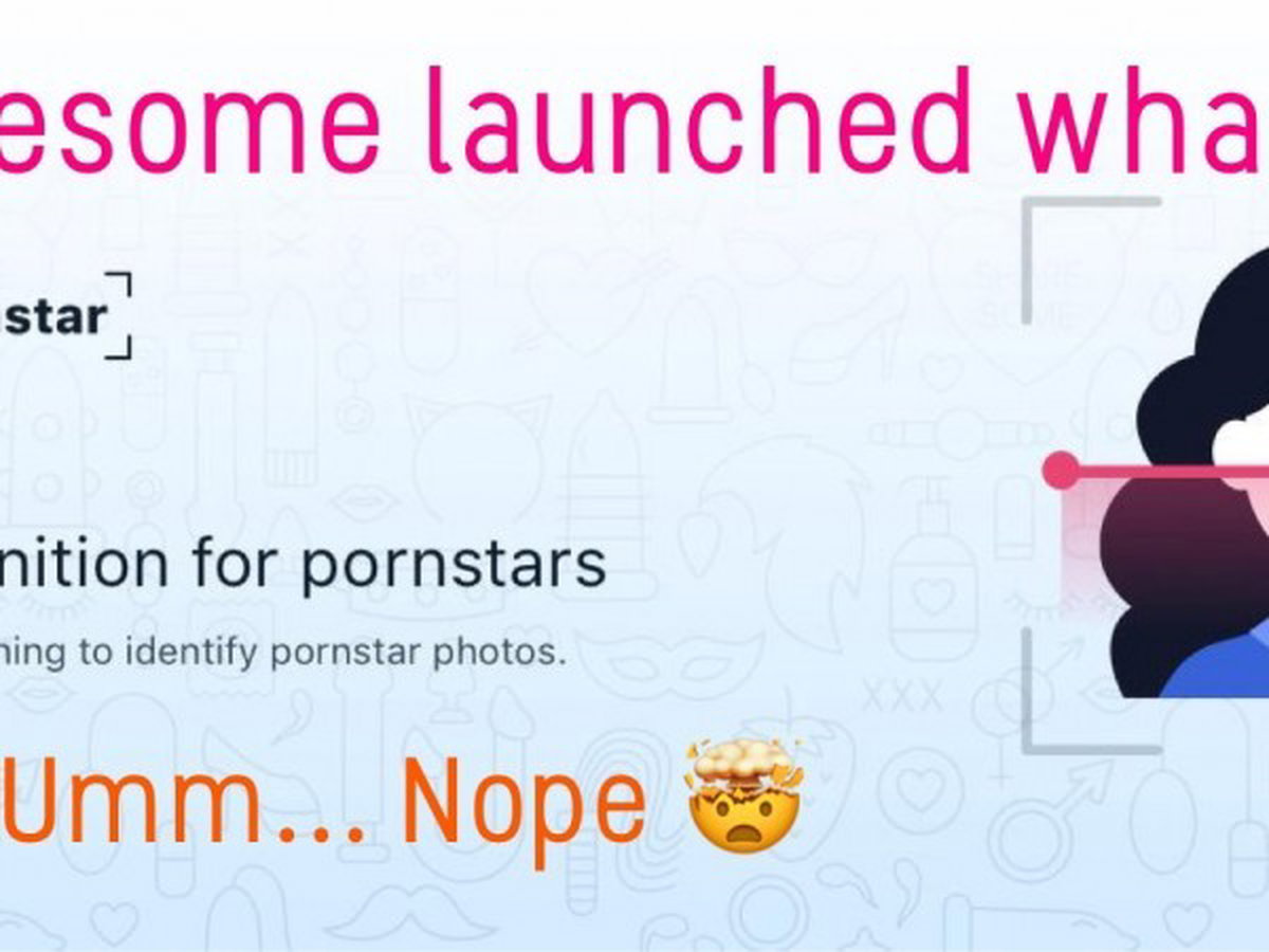 Link by FindThePornstar with the username @FindThePornstar,  April 12, 2019 at 9:37 AM. The post is about the topic #FindThePornstar and the text says 'We're excited to be working with the newest technologies, but we're also happy that this actually raised awareness and started a healthy debate around privacy. 

We are open to hearing from the community and learning what would be the best way forward for..'