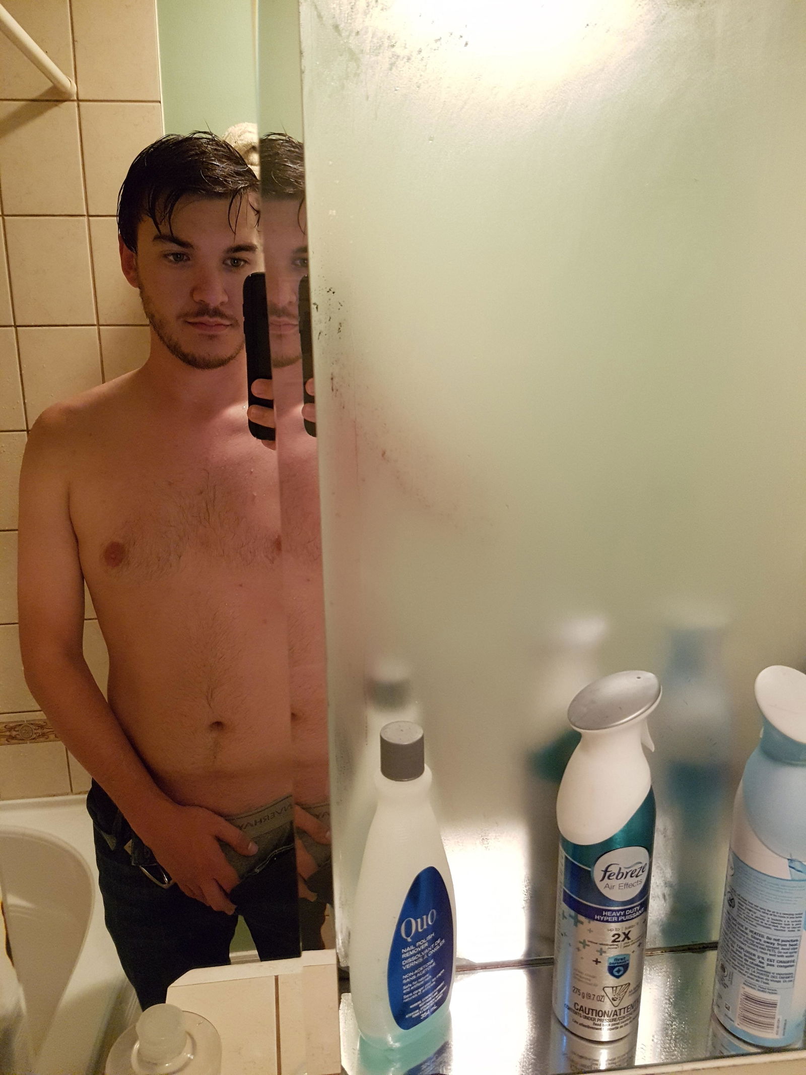 Photo by Mjak1231 with the username @Mjak1231, who is a verified user,  December 20, 2018 at 8:26 PM. The post is about the topic Amateurs and the text says 'Any room for male amateurs just a few pics of me having some fun'