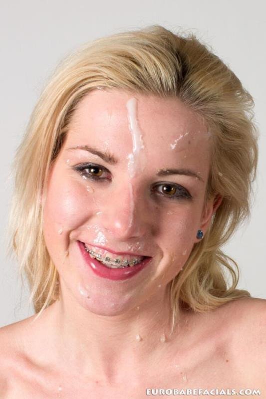 Photo by Cum and Gals with the username @Cum-and-Gals,  March 27, 2023 at 6:10 PM. The post is about the topic Cum Sluts and the text says '#GabrielleHell #facial #cumshot #blonde #braces #smiling #eyecontact'