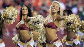 Photo by Hard4Celebs with the username @Hard4Celebs,  December 9, 2018 at 5:54 AM. The post is about the topic Pro Cheerleaders and the text says 'Washington Redskins'