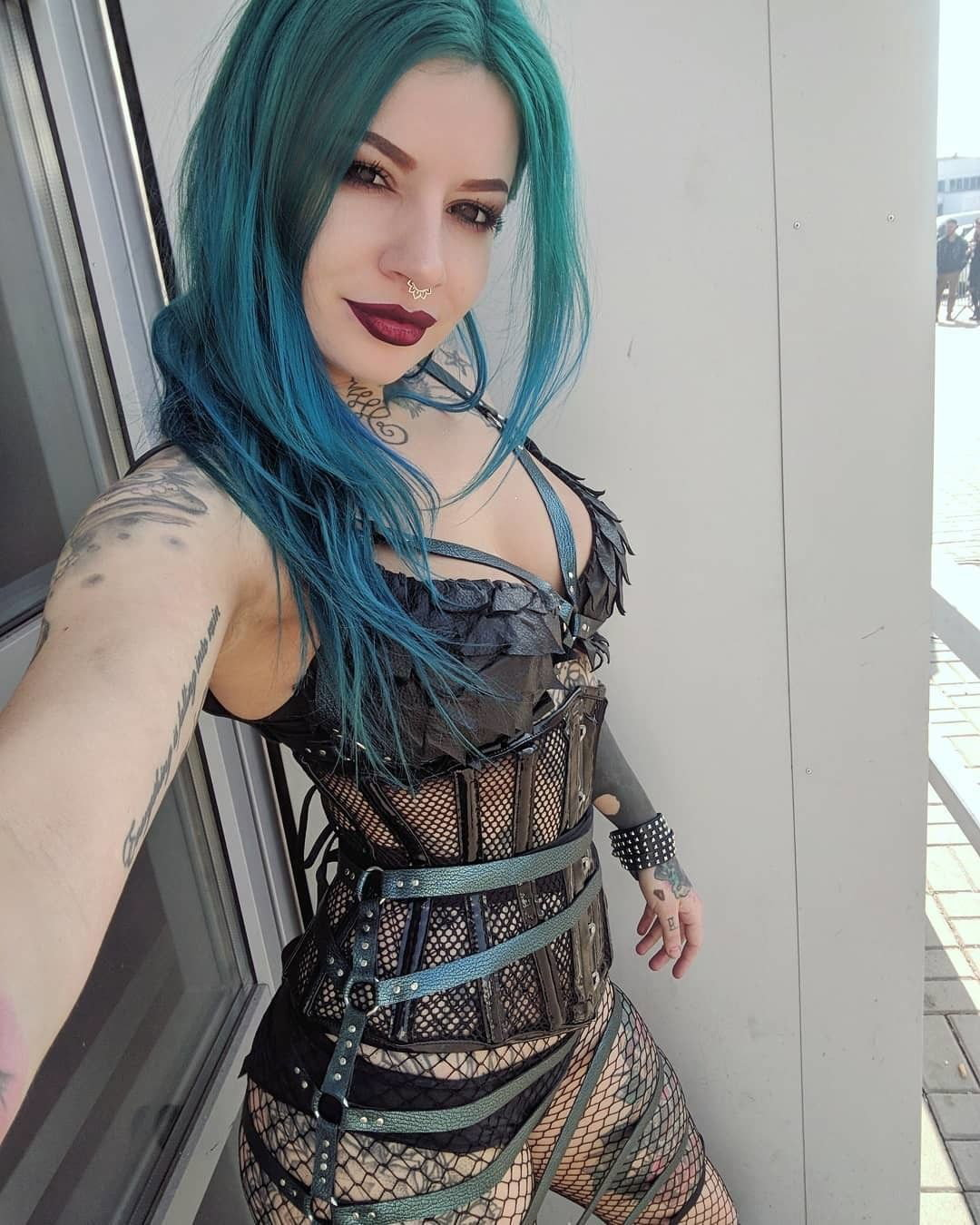 Watch the Photo by Devynsdogg with the username @Devynsdogg, posted on April 6, 2019 and the text says 'Usually these girls don't come out in the sunlight. #bdsm #bdsmfemdomgirl #sexylingerie #tattoo #babes #sexyfemales #beautifulgirls #neonhair..'