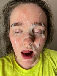 Photo by Cum and Gals with the username @Cum-and-Gals,  June 23, 2023 at 12:05 PM. The post is about the topic Cum Sluts and the text says '#facial #cumshot #brunette #nonnude'