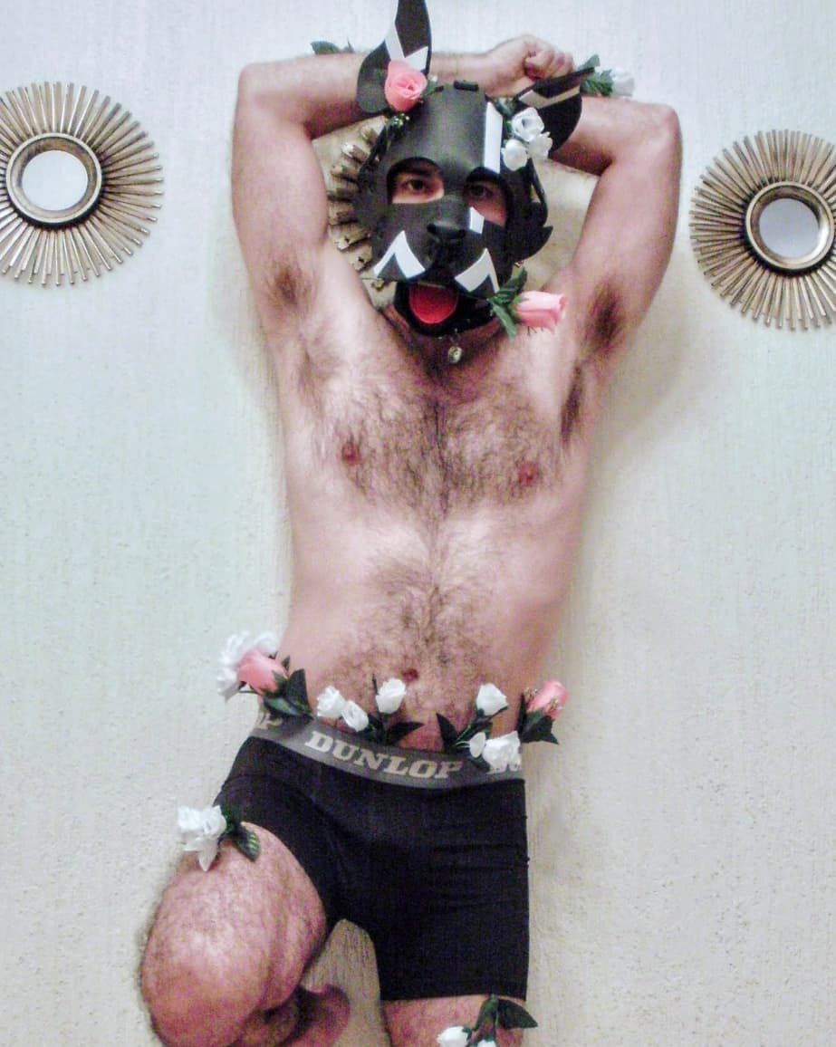 Watch the Photo by oxpuppy635 with the username @oxpuppy635, posted on February 21, 2019 and the text says 'Arf arf 🐶 🐾! An artsy photo I took for a challenge 😋 #oxpuppy635 #humanpup #pupplay #pupplaycommunity #malefeet #hairychest #hairymale #hombrespeludos #barefeet #flowers #malearmpits'