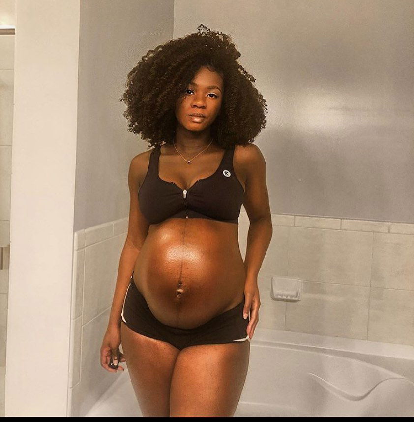 Photo by Devynsdogg with the username @Devynsdogg,  April 21, 2020 at 7:15 PM. The post is about the topic Black Beauties and the text says 'She's amazing! #ebony #blackgirls #beautifulblackgirls #pregnant #impregnation #sexyfemales #babes #bikinibabes #girlsyoudreamof #beautyofthefemaleform
https://www.instagram.com/p/B_Nrp3TpeHw/?utm_source=ig_web_copy_link'