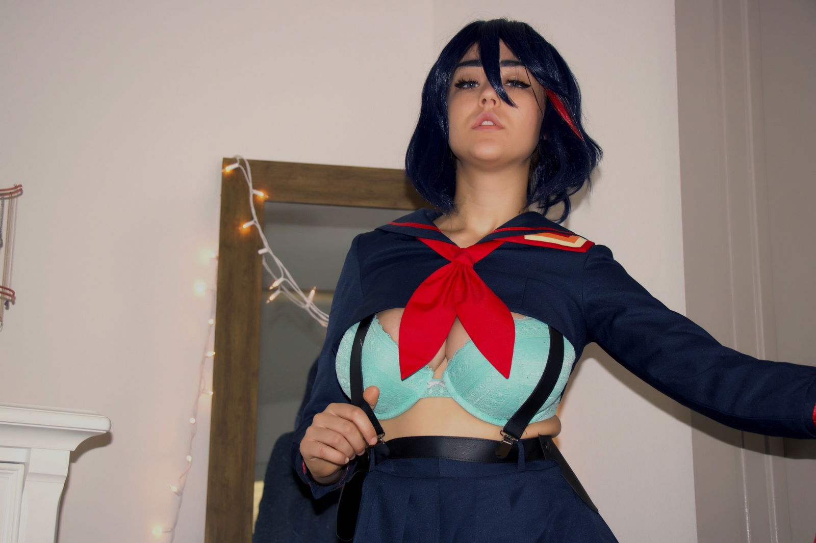 Photo by Succubus Queen with the username @Lucasdu, posted on January 20, 2019. The post is about the topic Cosplay and the text says 'Ryuko Matoi lewd stripping by Sabrina Nichole (pretty large album 70+ images - so wait a bit & flip through)'