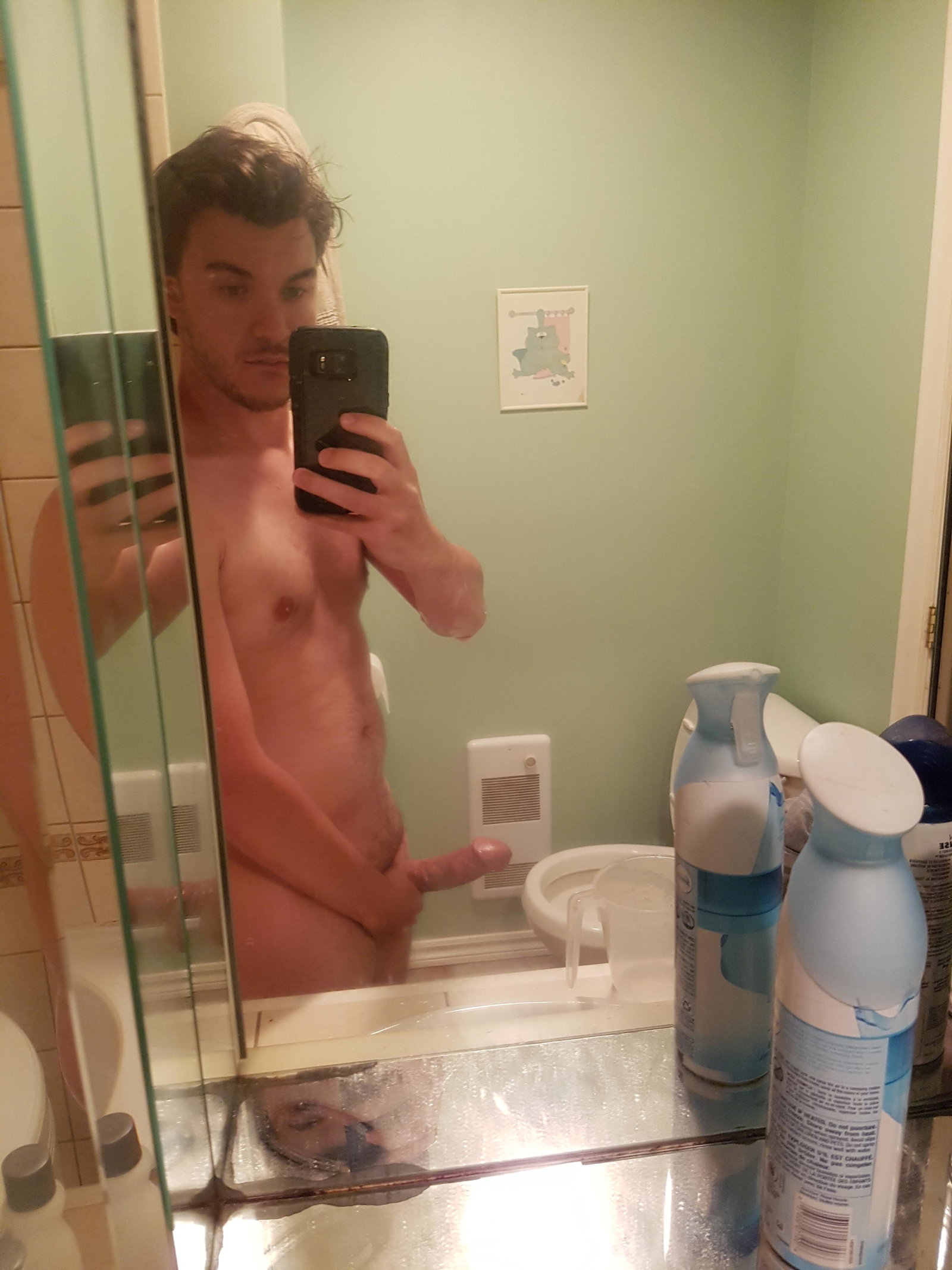 Photo by Mjak1231 with the username @Mjak1231, who is a verified user,  December 17, 2018 at 11:03 PM. The post is about the topic Show your DICK and the text says 'Having some fun'