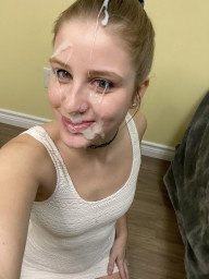 Photo by Cum and Gals with the username @Cum-and-Gals,  July 18, 2023 at 5:48 PM. The post is about the topic Cum Sluts and the text says '#facial #cumshot #blonde #nonnude #selfie'
