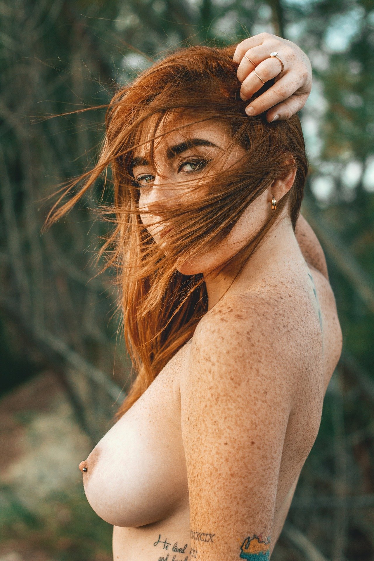 Photo by BeautifulBabes with the username @BeautifulBabes,  March 30, 2019 at 4:45 PM and the text says 'adorable #redhead #teen  Melanie Mauriello'