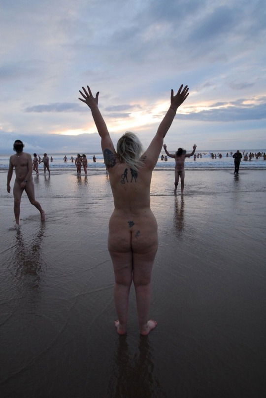 Photo by Cellulite & Pawg with the username @Cellulite,  February 10, 2019 at 1:17 PM and the text says 'Sweet sight of cellulite! #cellulite #nudebeach #nude #beach #tattoos #ass #outdoornudity #pawg'