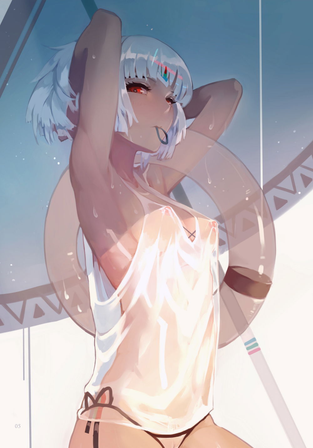 Photo by Toffy with the username @Alcurd,  December 17, 2018 at 11:34 PM and the text says 'Going out for a swim [Fate]

Art by Reroi'