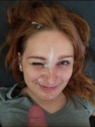 Photo by Cum and Gals with the username @Cum-and-Gals,  December 13, 2022 at 1:21 PM. The post is about the topic Cum Sluts and the text says '#facial #cumshot #redhead #freckles #nunnude #amateur #pov #eyecontact'