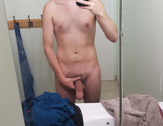 Photo by Mjak1231 with the username @Mjak1231, who is a verified user,  December 17, 2018 at 11:03 PM. The post is about the topic Show your DICK and the text says 'Having some fun'