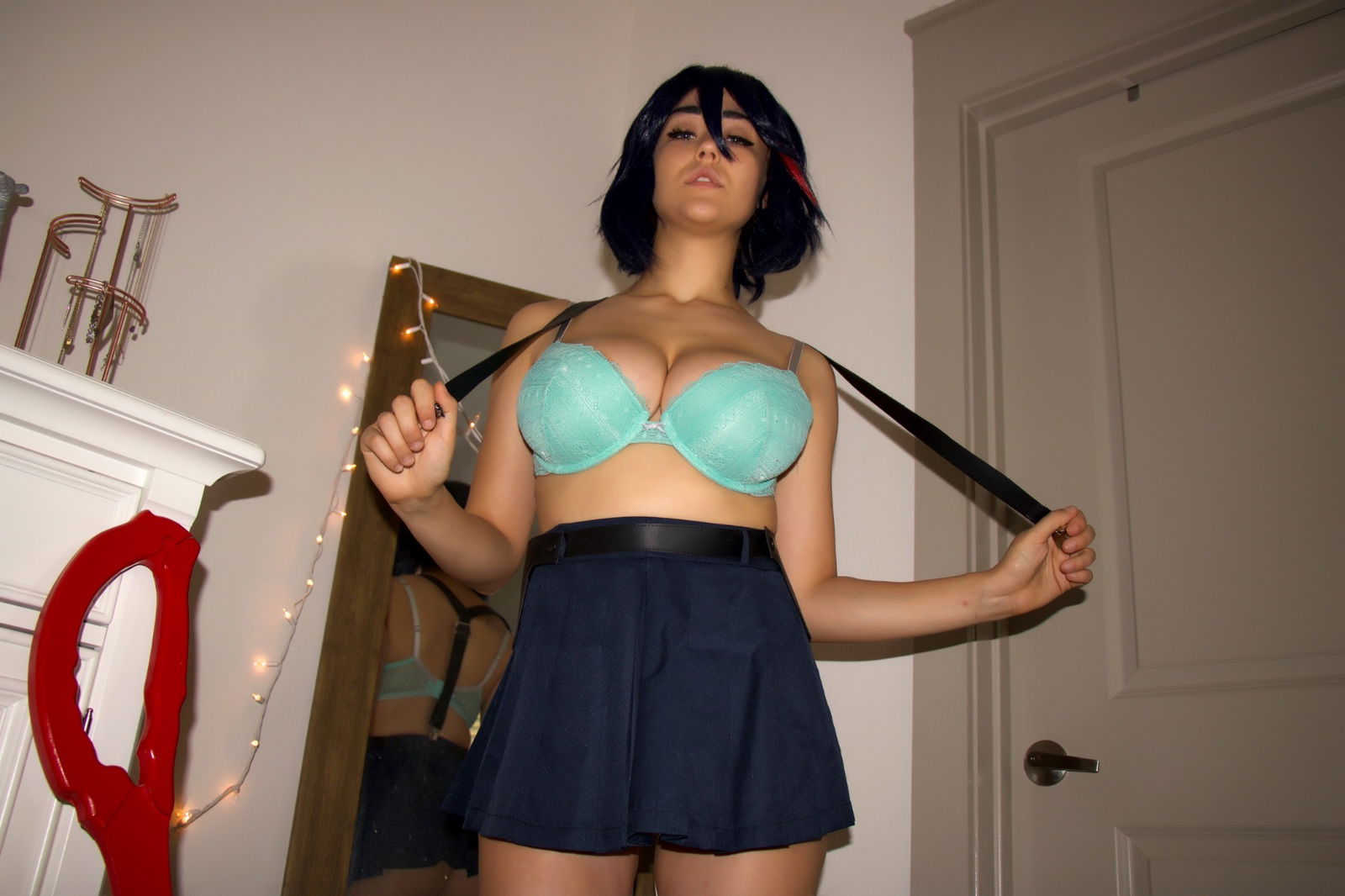 Photo by Succubus Queen with the username @Lucasdu, posted on January 20, 2019. The post is about the topic Cosplay and the text says 'Ryuko Matoi lewd stripping by Sabrina Nichole (pretty large album 70+ images - so wait a bit & flip through)'