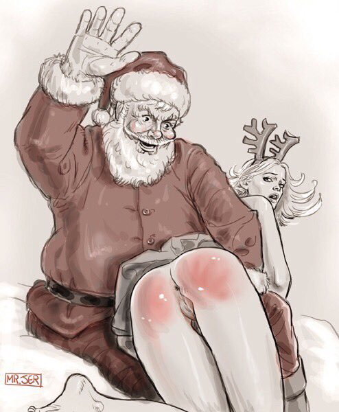 Photo by BdsmSutra with the username @bdsmsutra, who is a brand user,  December 20, 2018 at 2:55 PM and the text says '#fessée #spank #christmas #xmas #JoyeuxNoel #Santa #PereNoel #Noel'