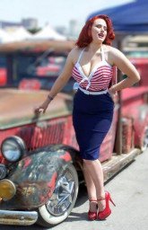 Photo by RedandBrunetteLez with the username @mommaandrea,  April 9, 2024 at 12:03 AM. The post is about the topic Pinup Dolls