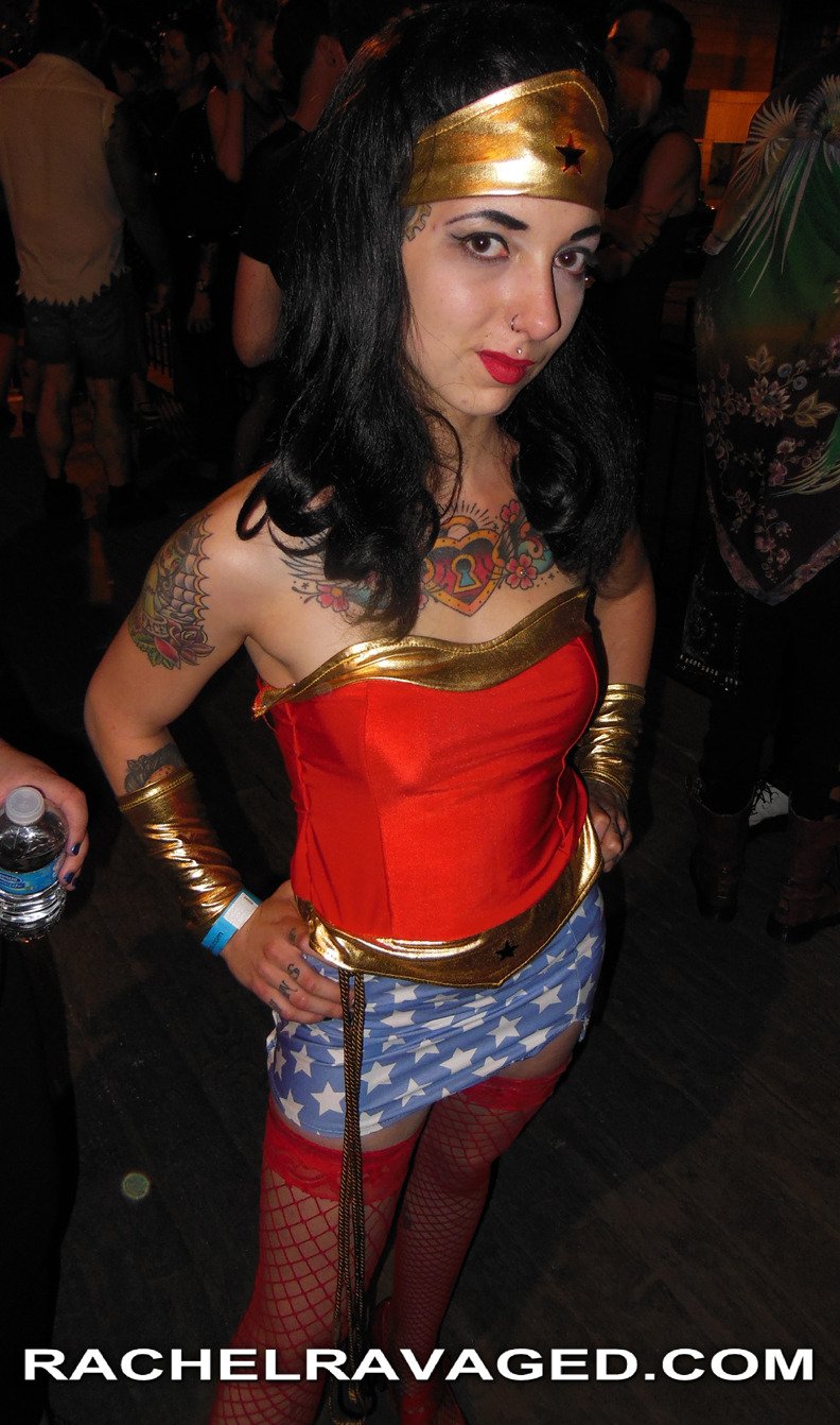 Photo by polymorphousperv with the username @polymorphousperv,  December 15, 2018 at 9:24 PM. The post is about the topic Cosplay and the text says 'Rachel Ravaged Wonder Woman'