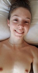 Photo by Cum and Gals with the username @Cum-and-Gals,  September 8, 2022 at 7:49 AM. The post is about the topic Cum Sluts and the text says '#facial #cumshot #freckles #brunette #eyecontact #smiling'