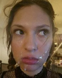 Photo by Cum and Gals with the username @Cum-and-Gals,  July 3, 2022 at 3:25 AM. The post is about the topic Cum Sluts and the text says '#facial #brunette #nonnude #unhappy'