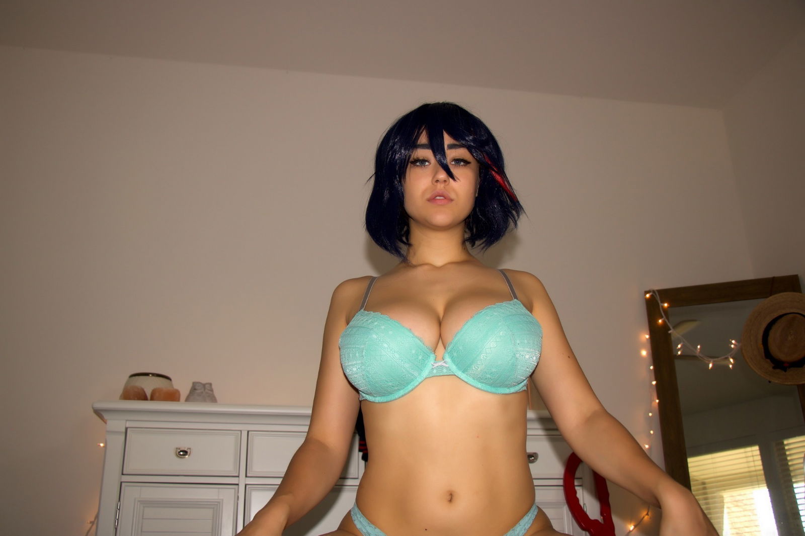 Photo by Succubus Queen with the username @Lucasdu, posted on January 20, 2019. The post is about the topic Cosplay and the text says 'Ryuko Matoi lewd stripping by Sabrina Nichole (pretty large album 70+ images - so wait a bit & flip through)'